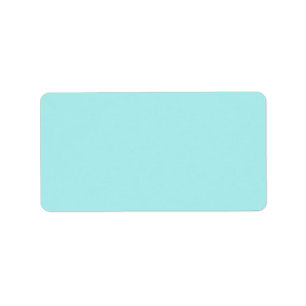 colour pale turquoise label
