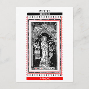 Colour Palette for St. Joseph (DT 01) Postcard