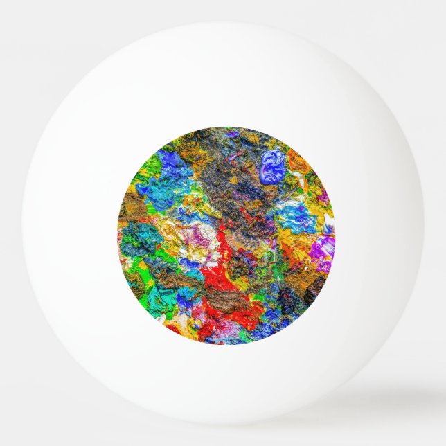 Colour palette ping pong ball (Front)