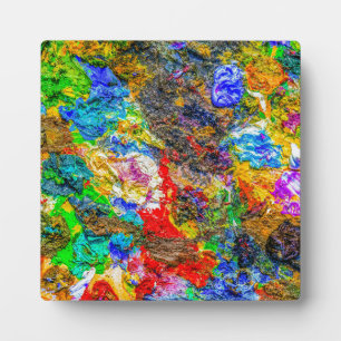 Colour palette plaque