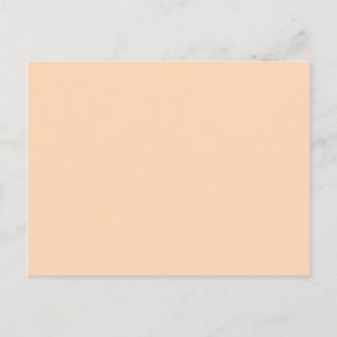 colour peach puff postcard