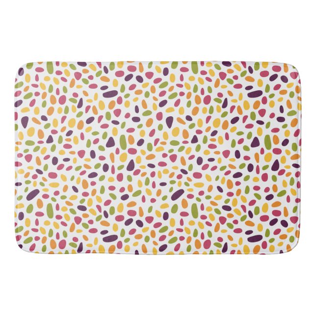 Colour Pebble Pattern Bath Mat (Front)