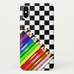 colour pencil crayons Case-Mate iPhone case