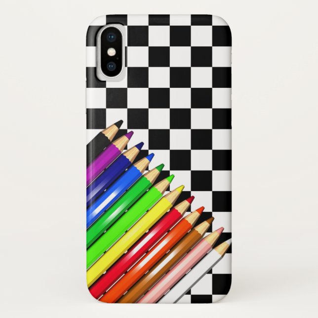 colour pencil crayons Case-Mate iPhone case (Back)