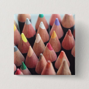 Colour Pencils 15 Cm Square Badge