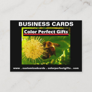 Colour Perfect Gifts Advertisement Business Card