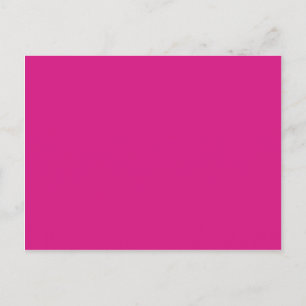 colour pink postcard