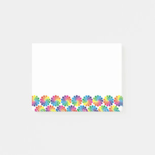 Colour Points Circle Pattern + your background Post-it Notes