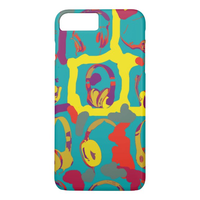 colour pop art dj headphones Case-Mate iPhone case (Back)