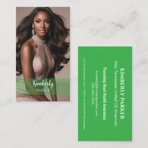 Colour Pop Green Gradient Business Card