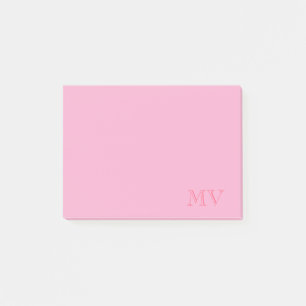 Colour Pop Monogram Post-It Notes
