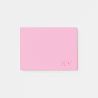Colour Pop Monogram Post-It Notes