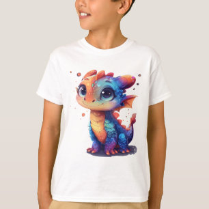 Colour Pop Neon Baby Dinosaur – Fun and Energetic  T-Shirt
