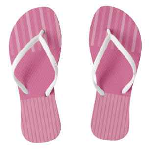 Colour Pop Stripes - Pink Jandals