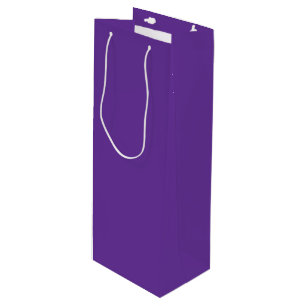 colour rebecca purple wine gift bag