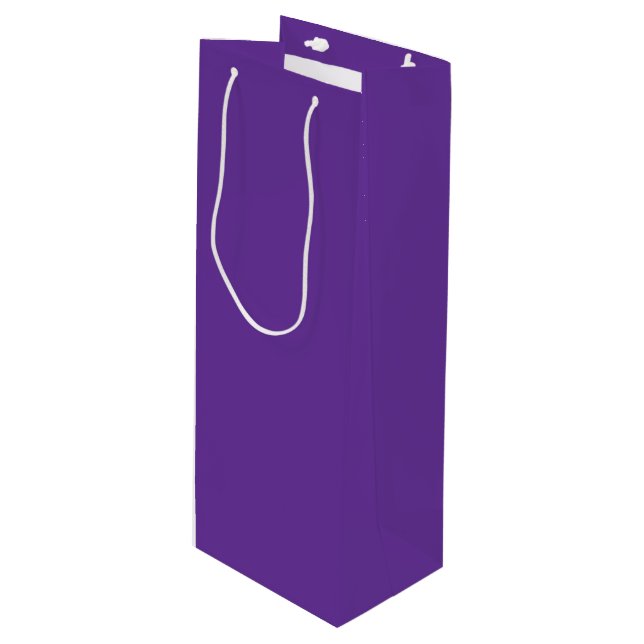 colour rebecca purple wine gift bag (Front Angled)