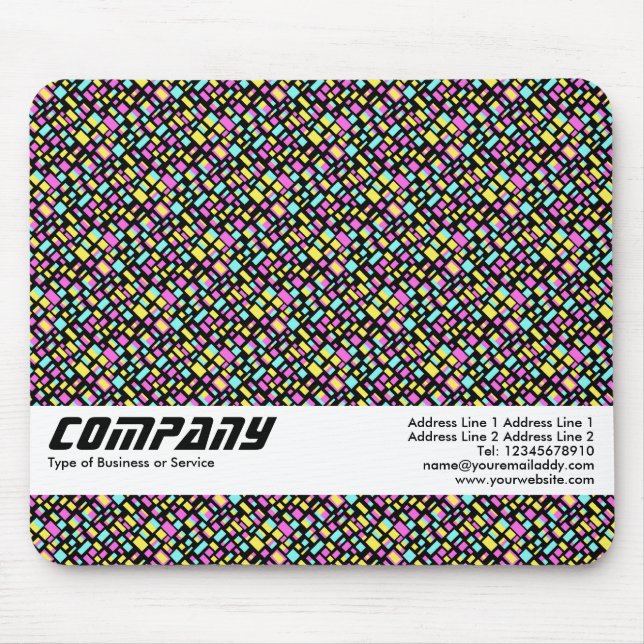 Colour Rectangles, Business Mouse Pad (Front)