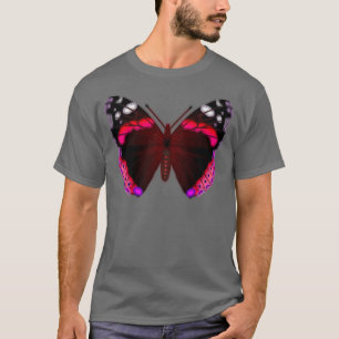 Colour red admiral butterfly T-Shirt