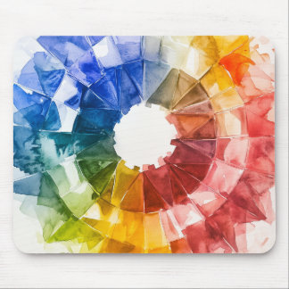 Colour Reference Wheel Mouse Pad