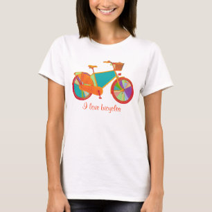 colour retro bicycle T-Shirt