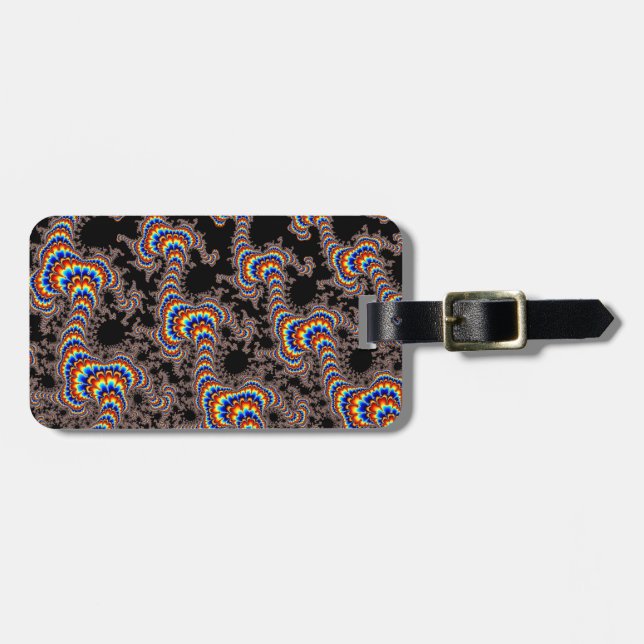 Colour Run - Fractal Art Luggage Tag (Front Horizontal)