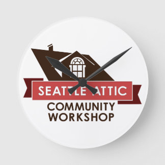 Colour SACW Logo, Wall Clock