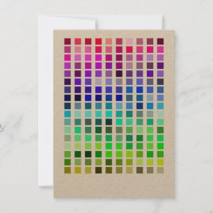 Colour Sample Invite3 Invitation