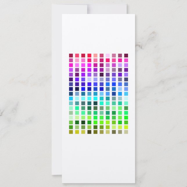 Colour Sample Invite7 Invitation (Front)