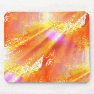 colour seamless art background yellow, orange mouse pad