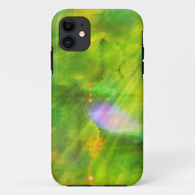 colour seamless background green, yellow Case-Mate iPhone case (Back)