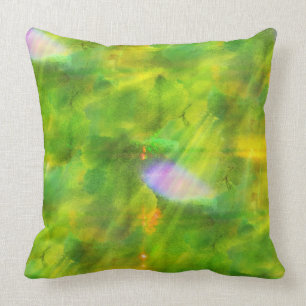 colour seamless background green, yellow cushion