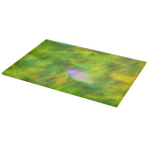 colour seamless background green, yellow cutting board