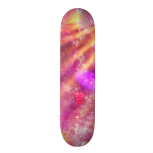 colour seamless background purple, pink skateboard