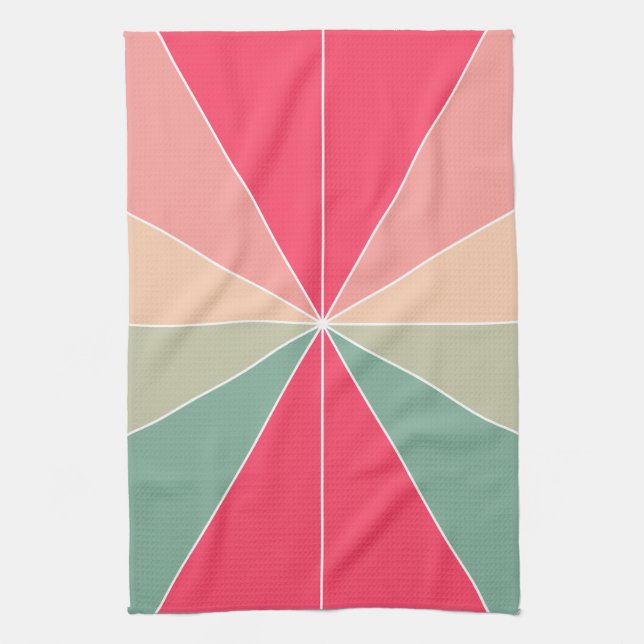 Colour Segmented 03 Tea Towel (Vertical)