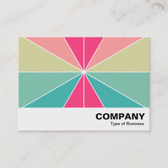Colour Segments 01 Business Card (Front)