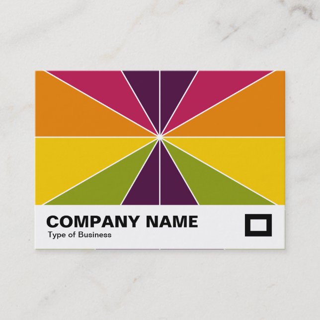 Colour Segments 02 Business Card (Front)
