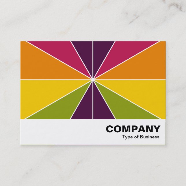 Colour Segments 02 Business Card (Front)