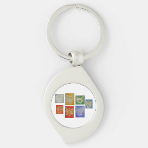 Colour Series Guardian Angel Custom Keychains