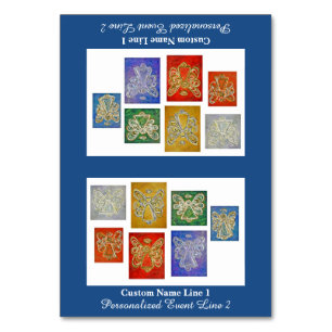 Colour Series Inspirational Angel Custom Table Ten Number