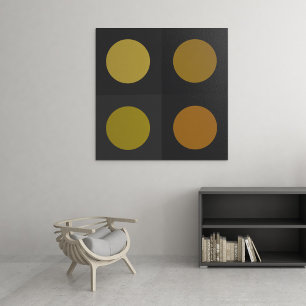 Colour shade circles poster