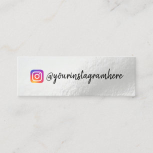 Colour Shift Holographic Mini Business Card
