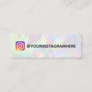Colour Shift Social Media Mini Business Card