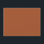 colour sienna postcard<br><div class="desc">colour sienna A0522D type of brown</div>