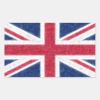 Colour Sketch Effect UK Flag Union Jack