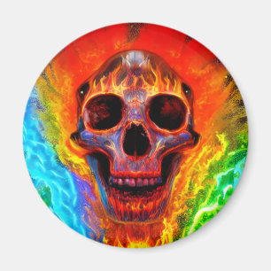 Colour Skull Magnet