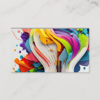 Colour slide  business card