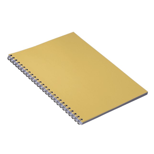 Colour Solid Brass Notebook (Right Side)