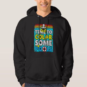 Colour Some Pools Pee In The Lake Pool Summer Vaca Hoodie