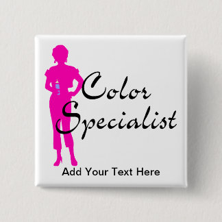 Colour Specialist 15 Cm Square Badge