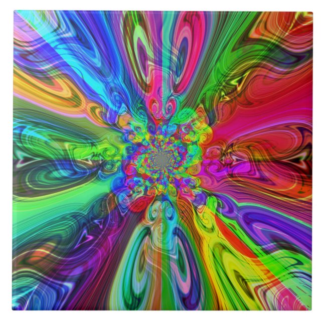 Colour Spectrum Flares Tile (Front)